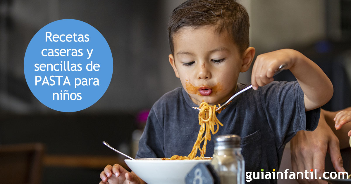recetas de pasta para niños