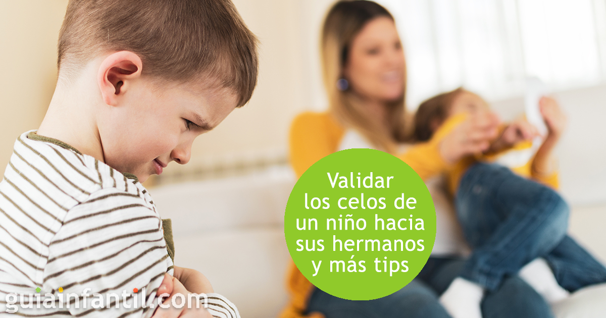 Validar los celos de los niños