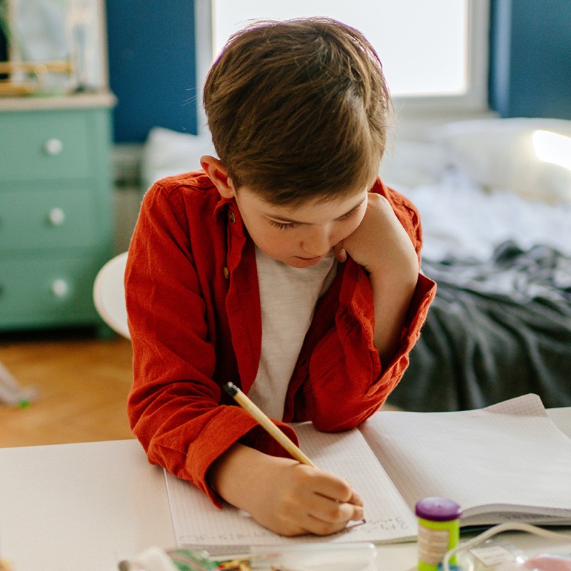 Dictado corto del uso del paréntesis para niños. Signos de puntuación