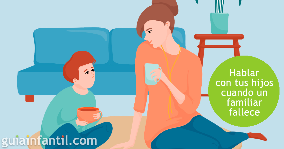 Hablar con los niños sobre el fallecimiento del abuelo