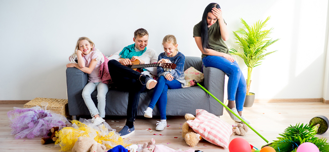 Estos consejos ayudarán a los padres desordenados