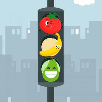 Semáforo de frutas. Cuento para niños sobre seguridad vial y civismo