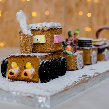 Para el cumpleaños de los niños: ¡Una tarta tren!