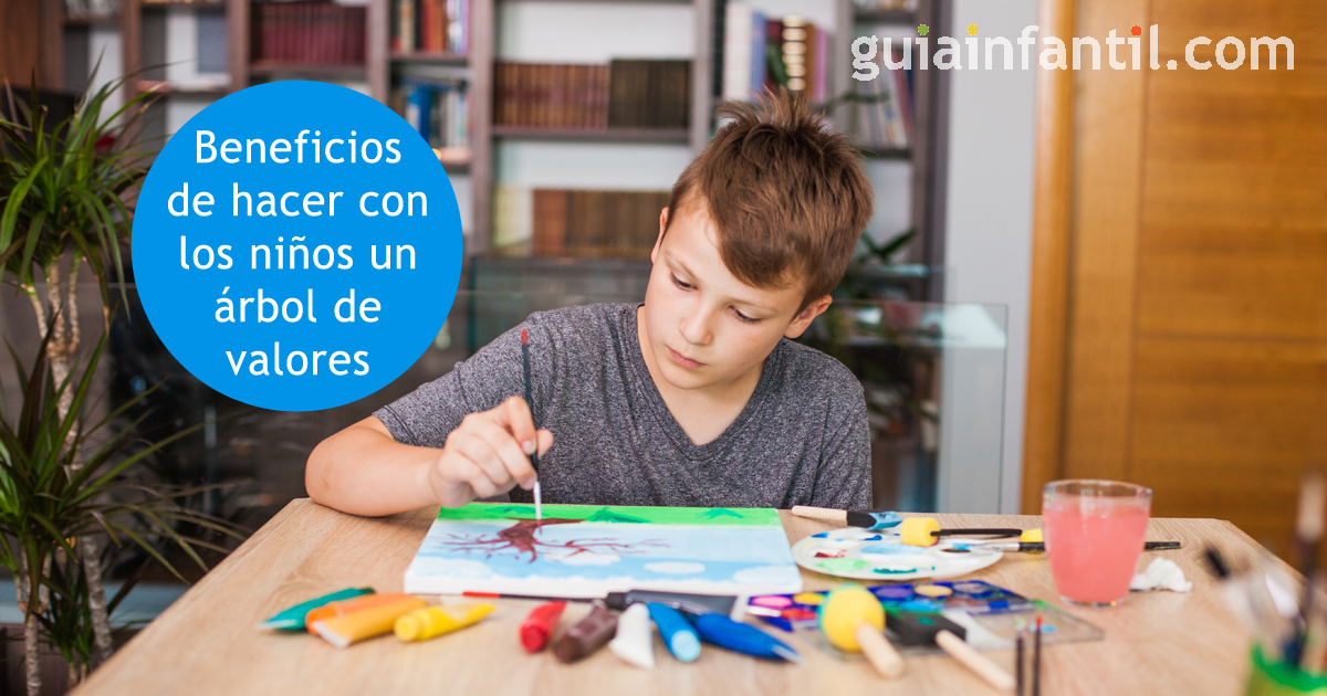 el árbol de valores para los niños
