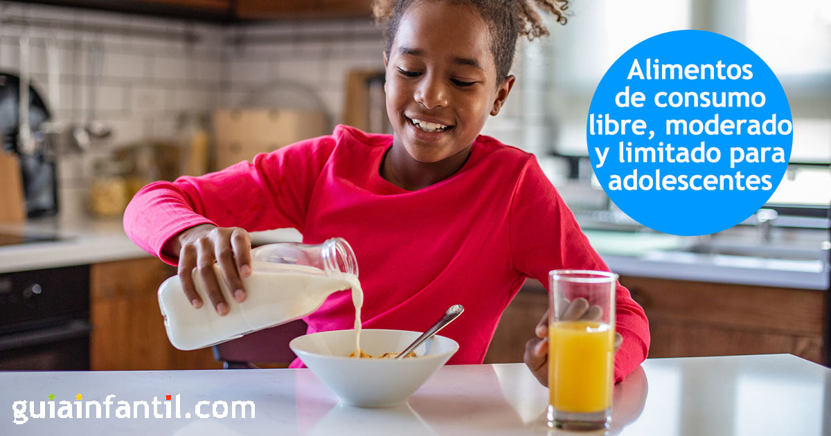 alimentos importantes para el adolescente