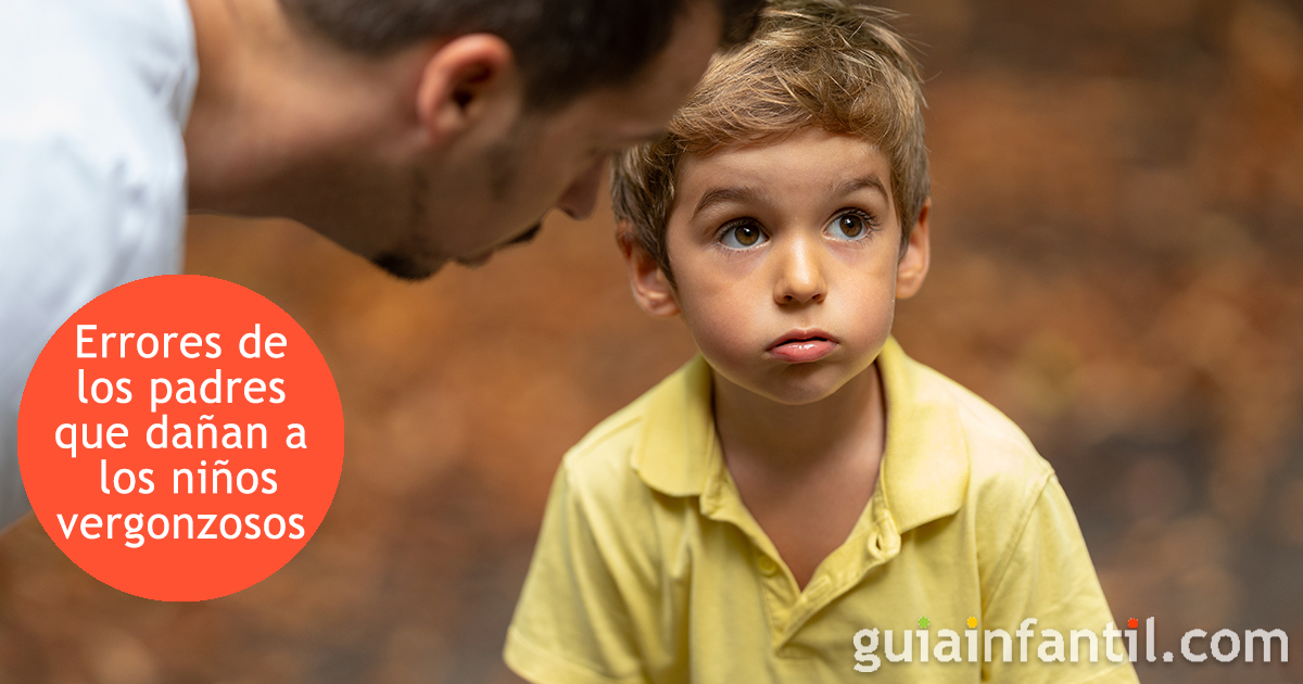 Errores de padres con hijos vergonzosos