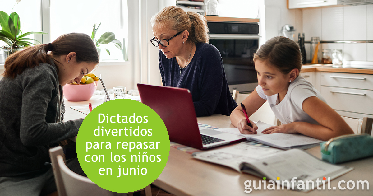 Dictados para cada día de junio
