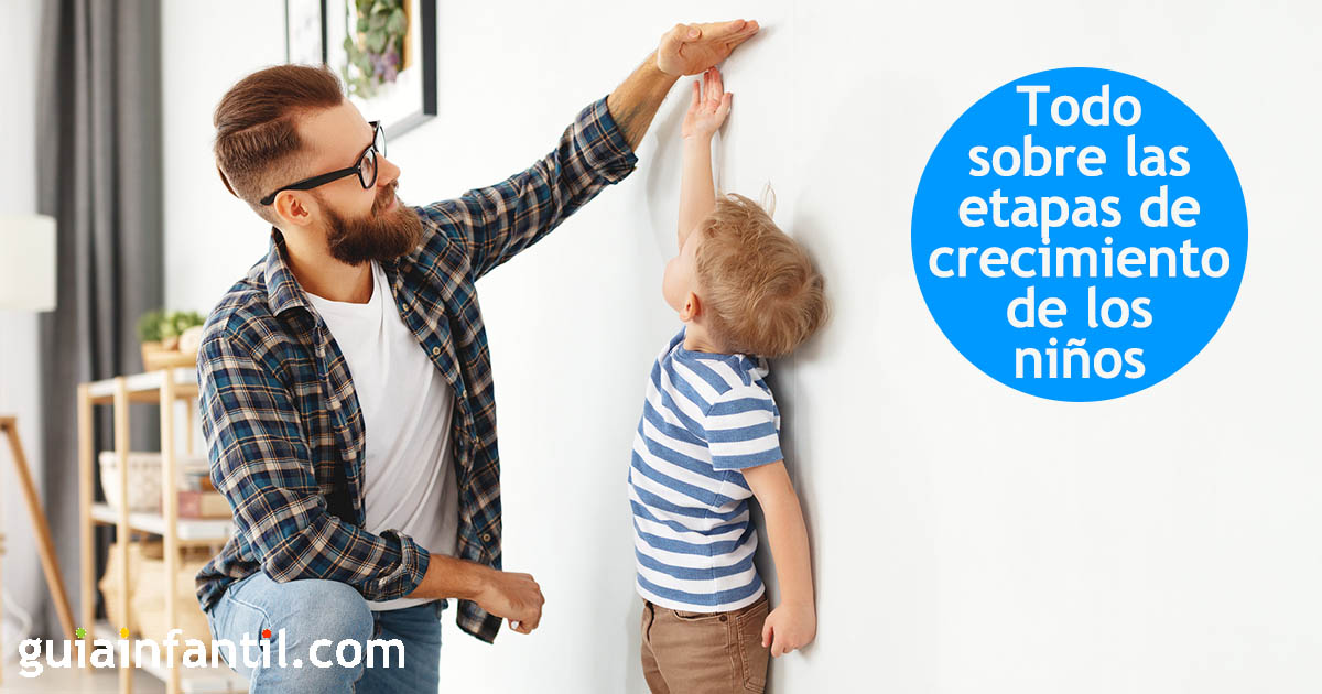 las etapas de crecimiento de los niños