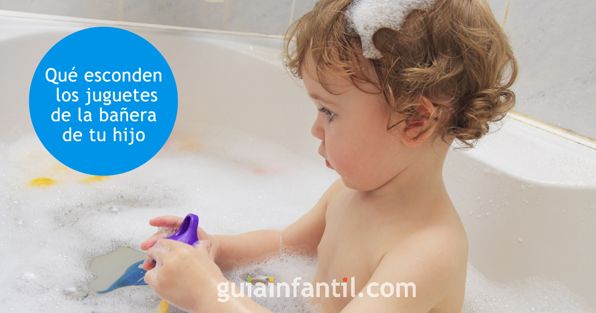 Lo que esconden los juguetes de la bañera de tu hijo