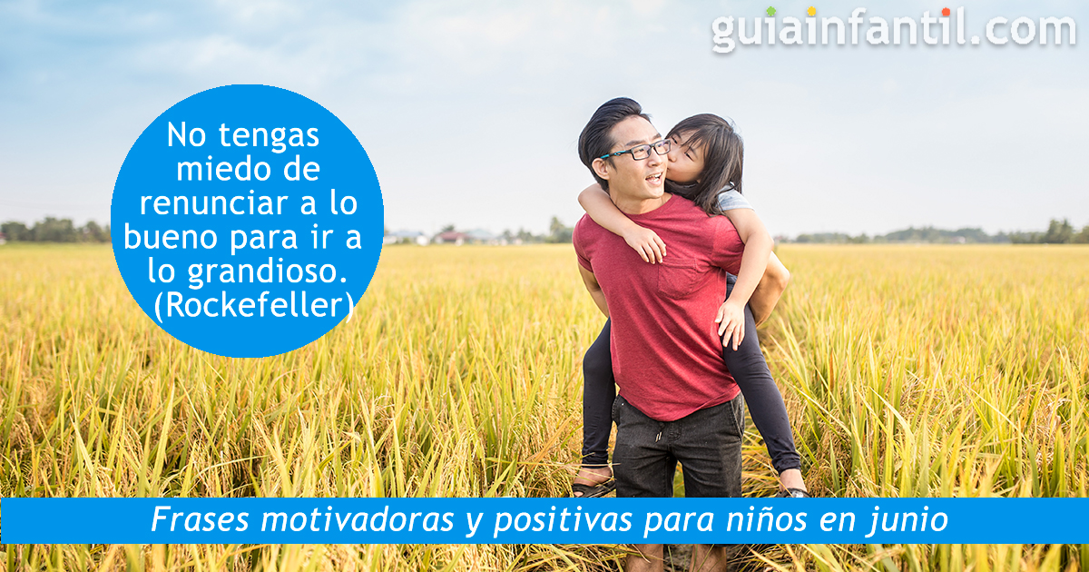 89 frases motivadoras y positivas por meses para animar a los niños