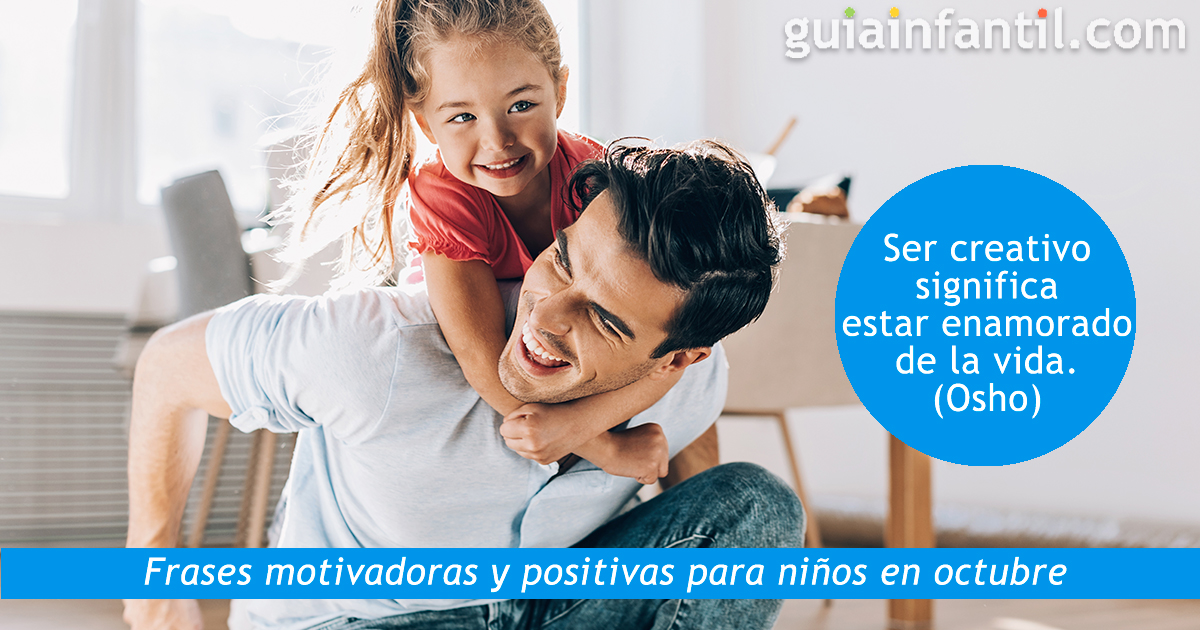 Las frases motivadoras en octubre para niños