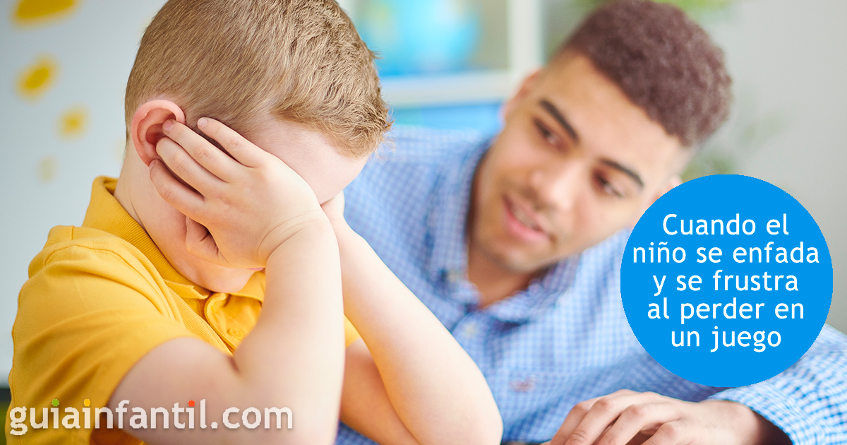 Cuando los niños se frustran al perder