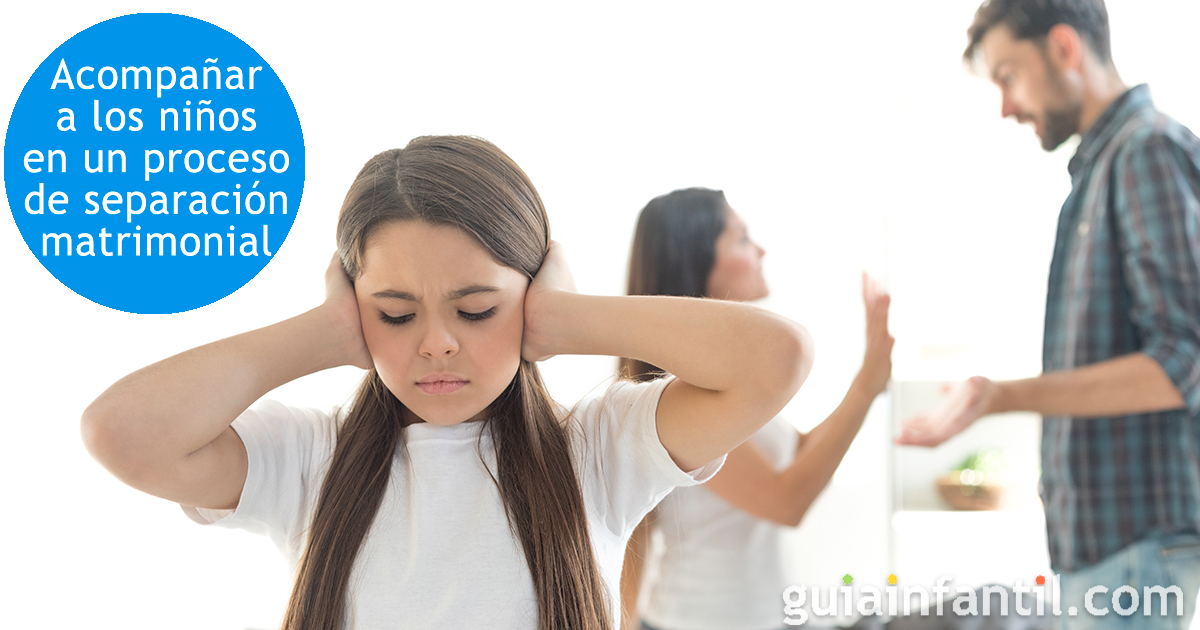Acompañar a los niños en un divorcio con hijos
