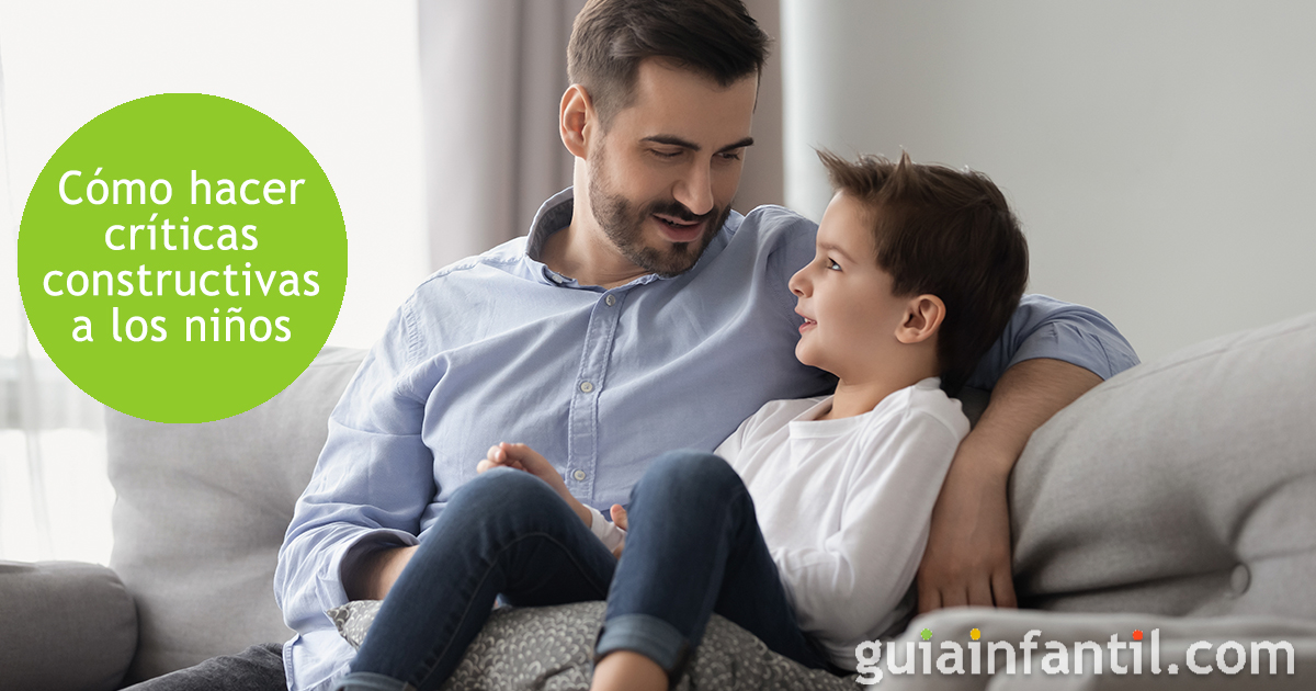 Hacer críticas constructivas a los niños