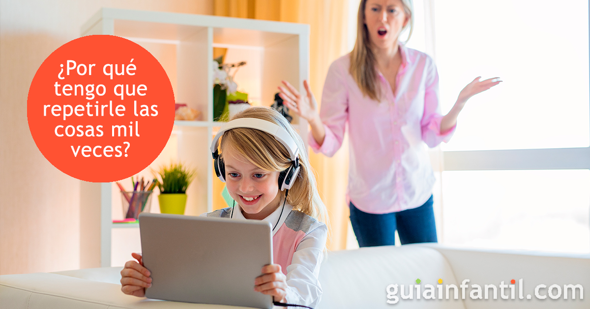 Repetirle las cosas mil veces a los niños