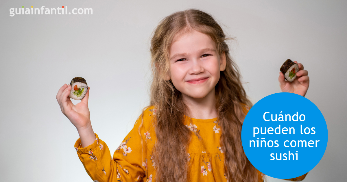 cuándo pueden los niños comer sushi