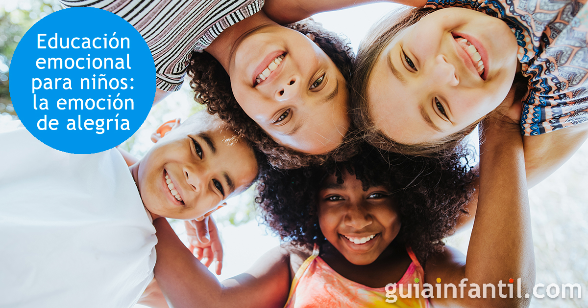 Educación emocional para niños de la alegría