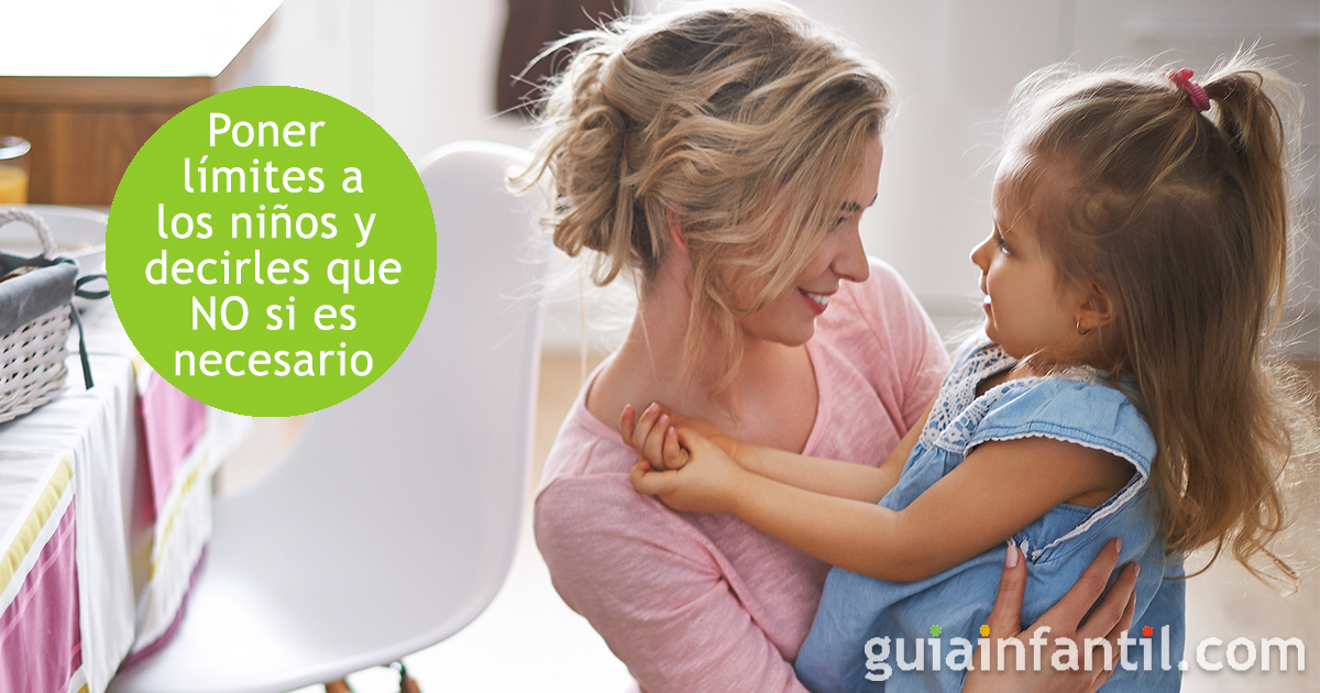 Poner límites a los niños y decir No
