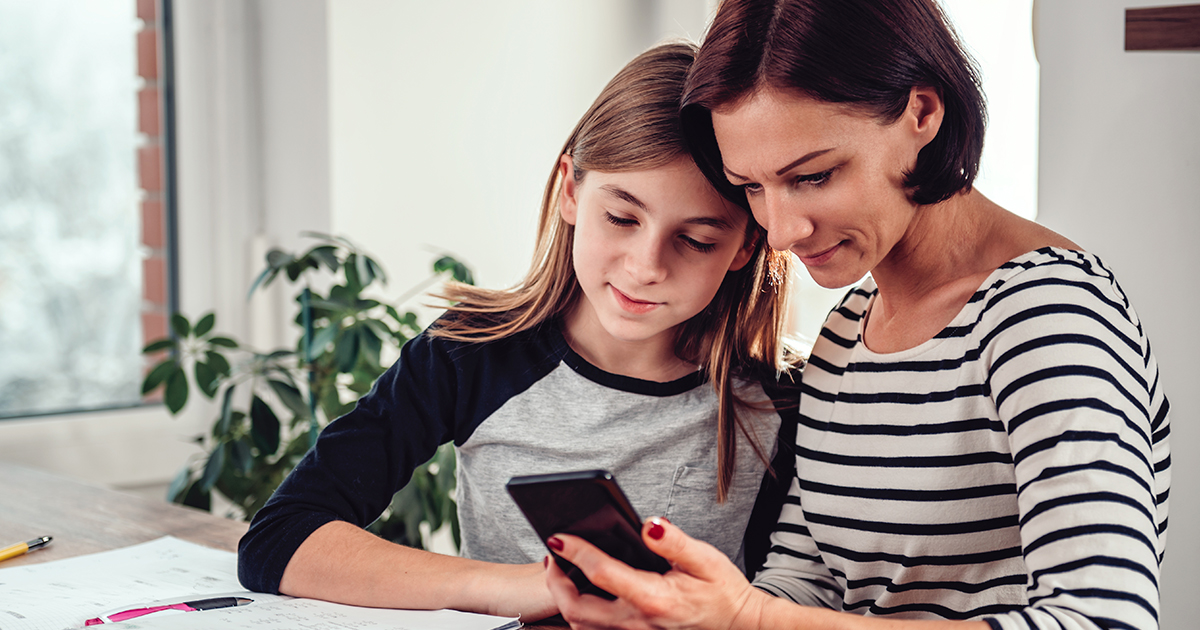 La relación de una madre con sus hijos en la pubertad