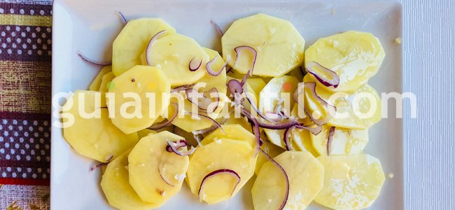 En el paso 3 tienes que mezclar todos los ingredientes