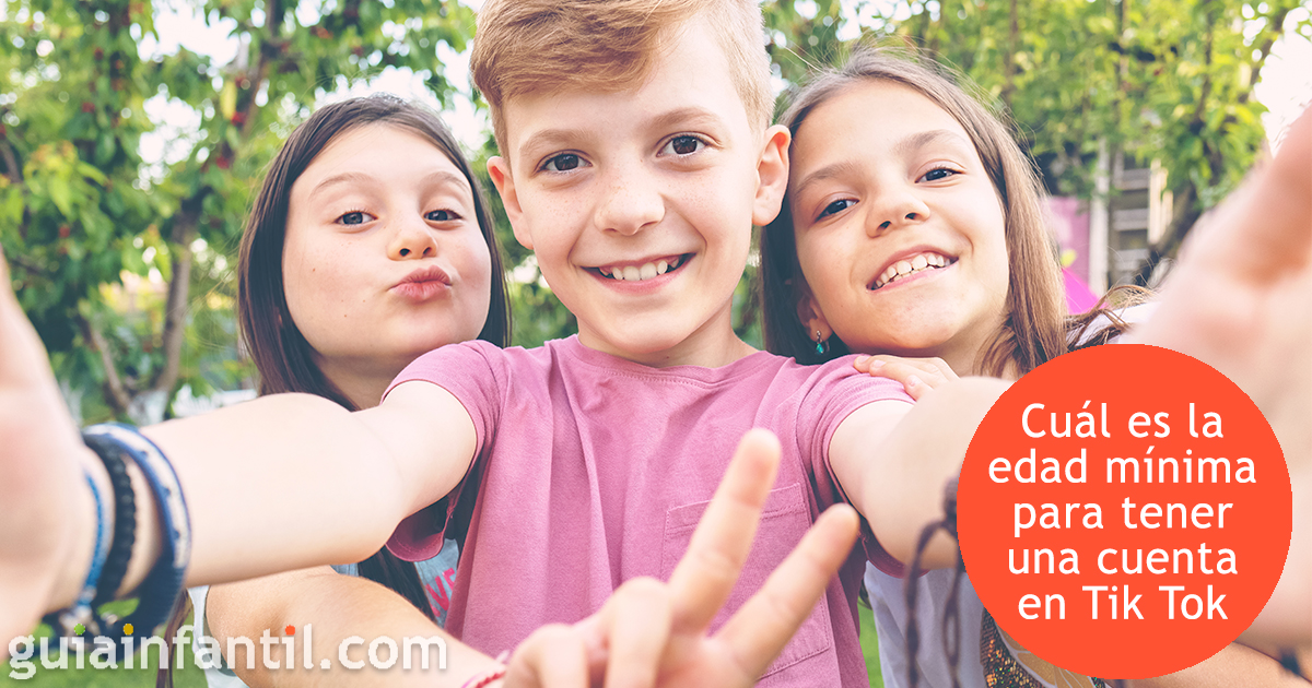 Edad mínima para que los niños tengan cuenta