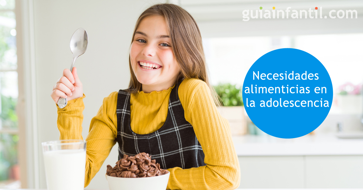 alimentación en la adolescencia