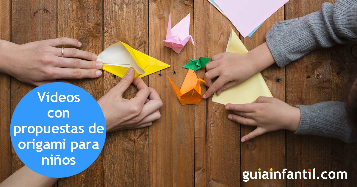 Vídeos para aprender a jugar con origami