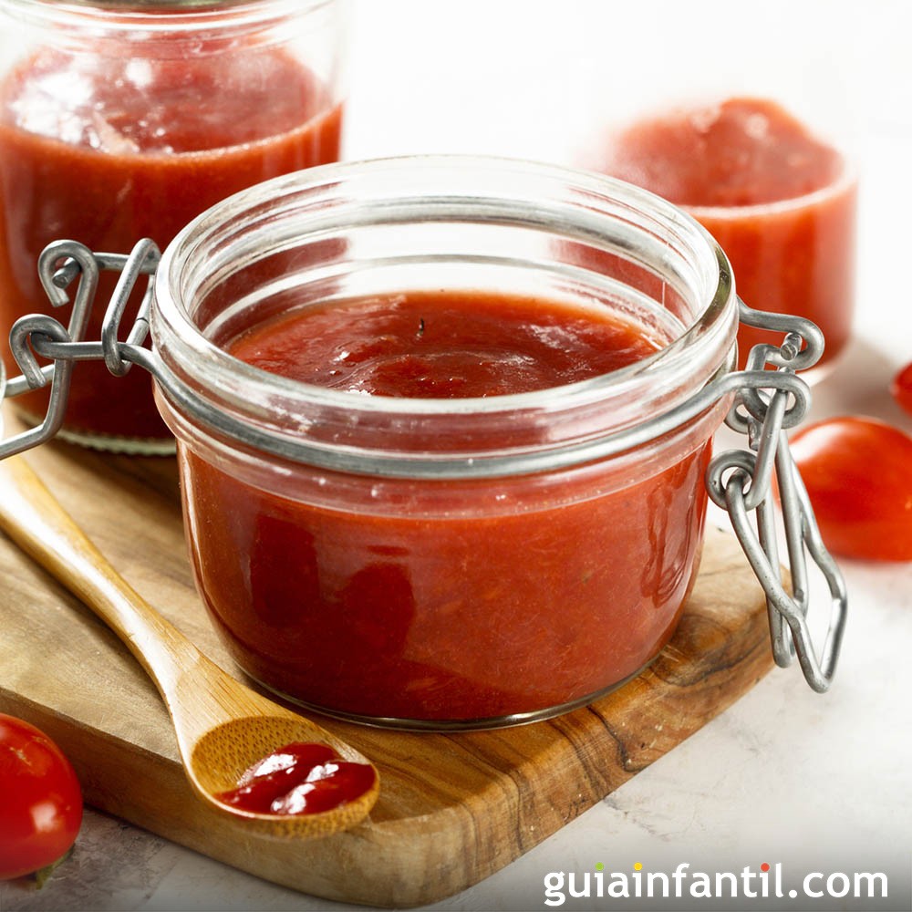 Salsa de tomate frito casera, receta fácil