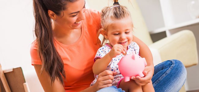 enseña a tu hijo a ahorrar dinero