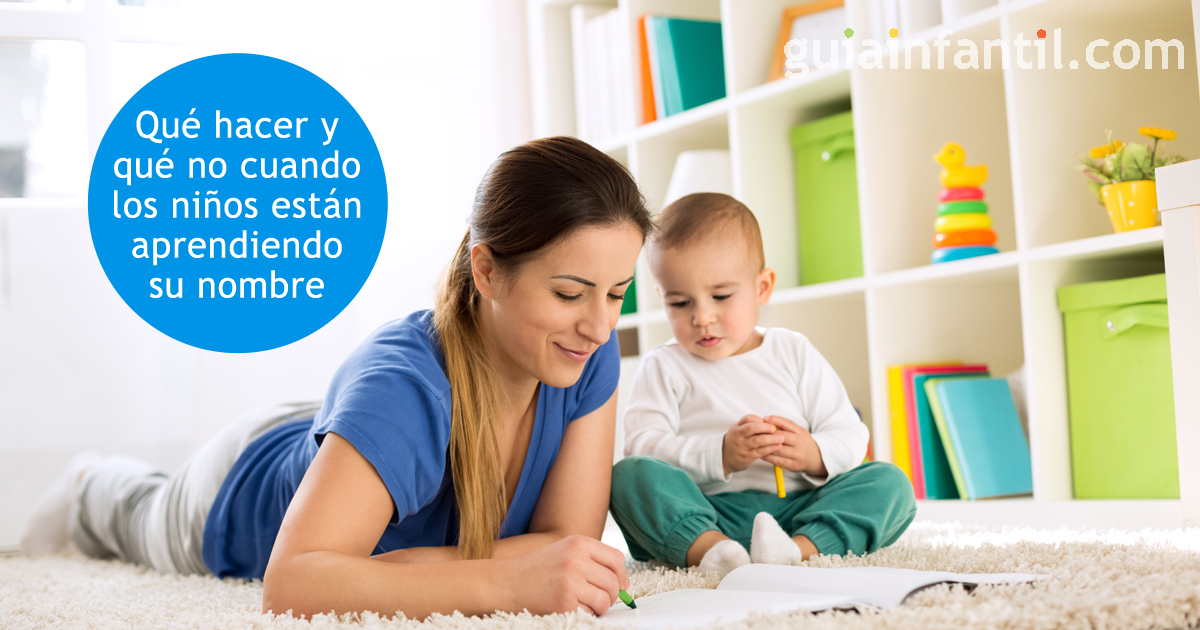 errores de los padres cuando el niño aprende su nombre