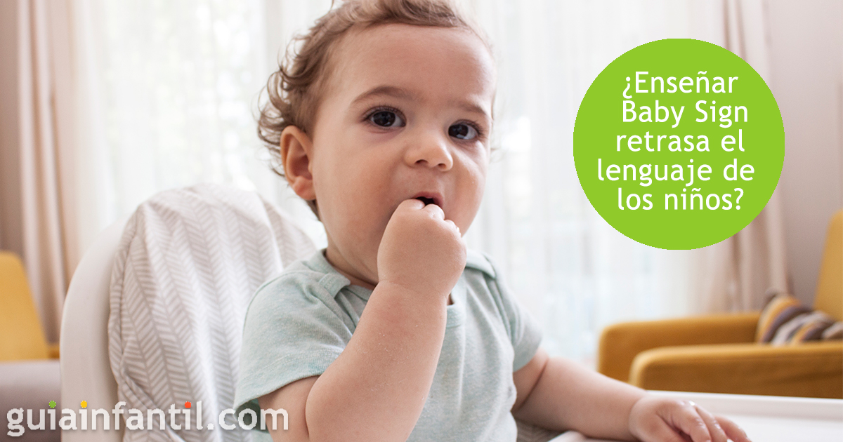 El baby sign para los niños y los bebés