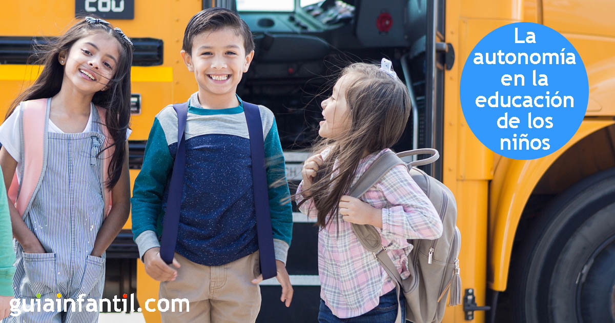 educar a niños autónomos
