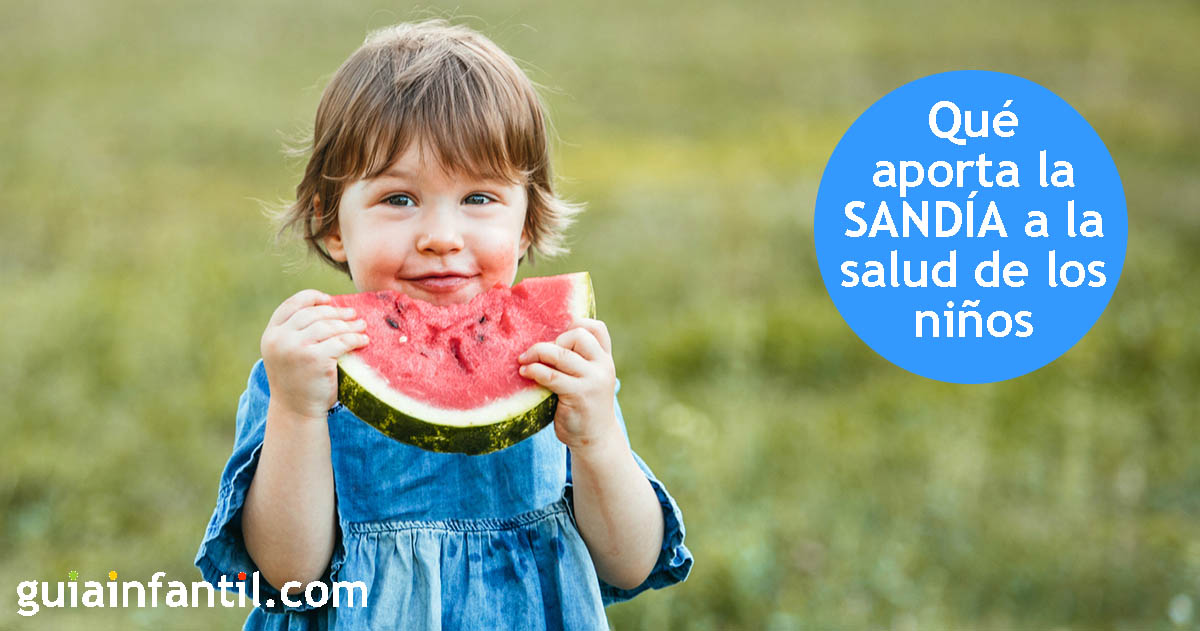 beneficios de la sandía en la dieta de los niños