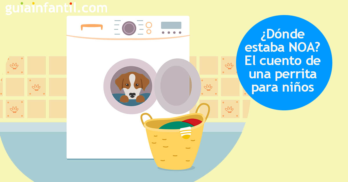 la historia de una perrita. Encuentran a Noa