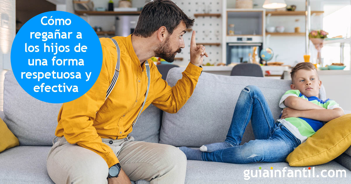 regañar a los niños con respeto