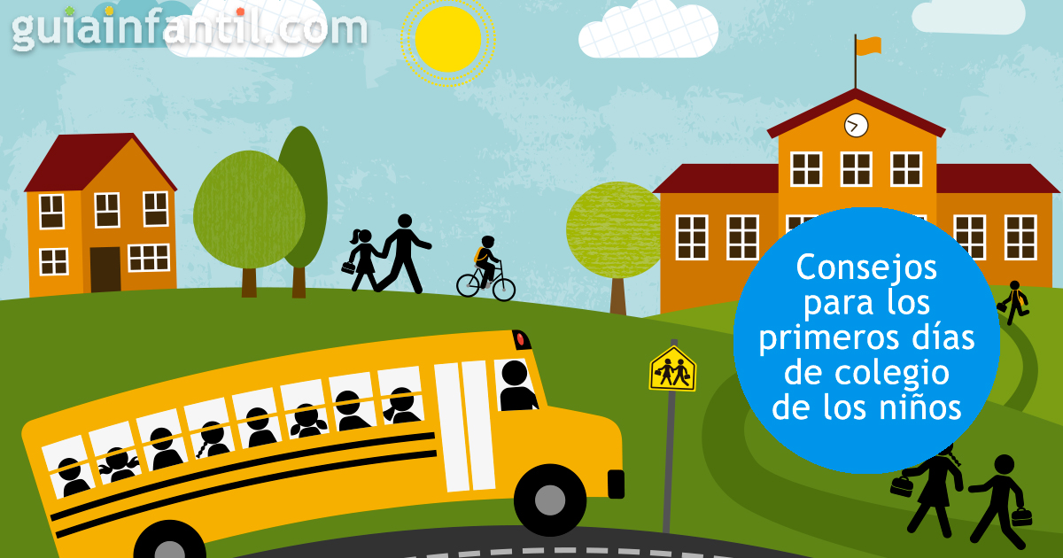 Los primeros días en el colegio de los niños