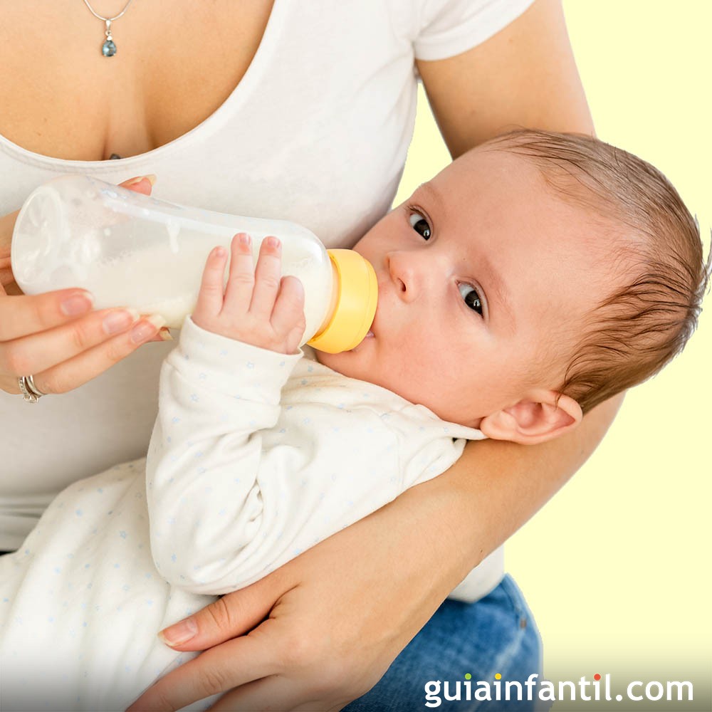 cocinar espacio Contrapartida Cuánta leche debe tomar el bebé según su edad