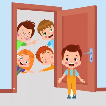 Nuevos amigos. Poema corto para niños sobre cambiar a una escuela nueva
