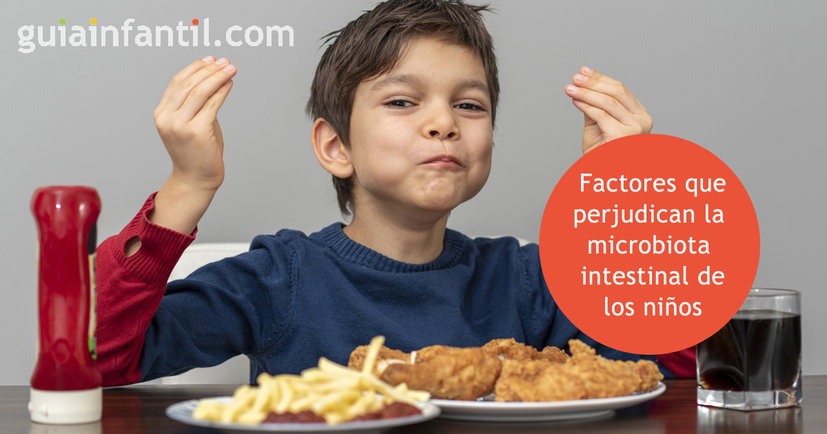 la microbiota de los niños