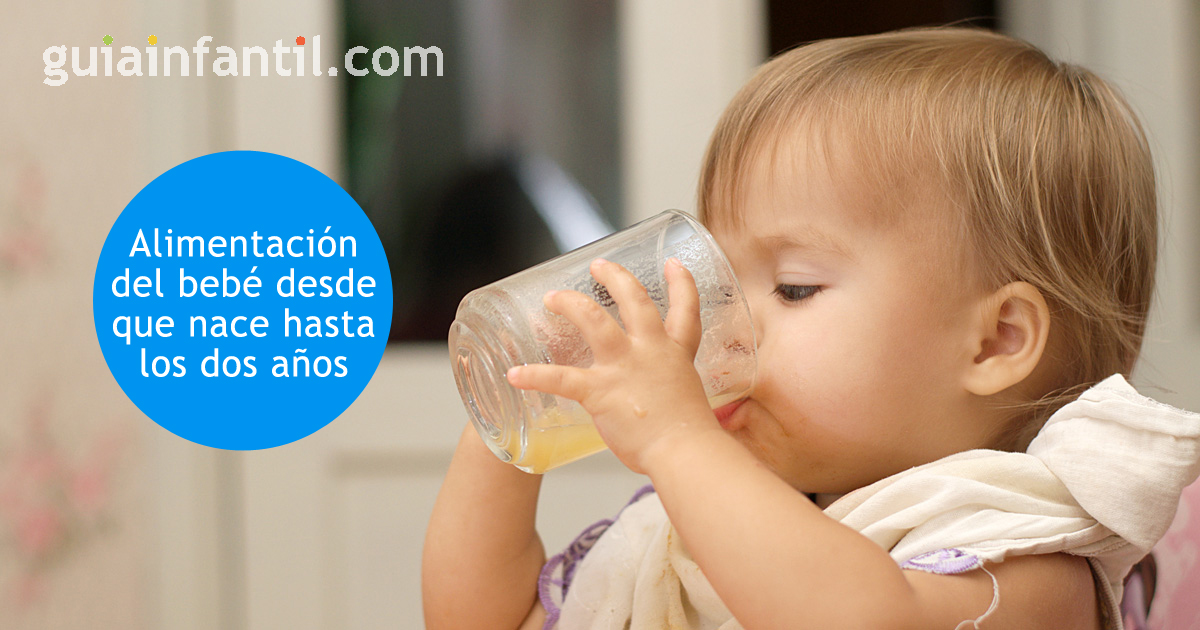 alimentación desde recién nacido hasta los dos años