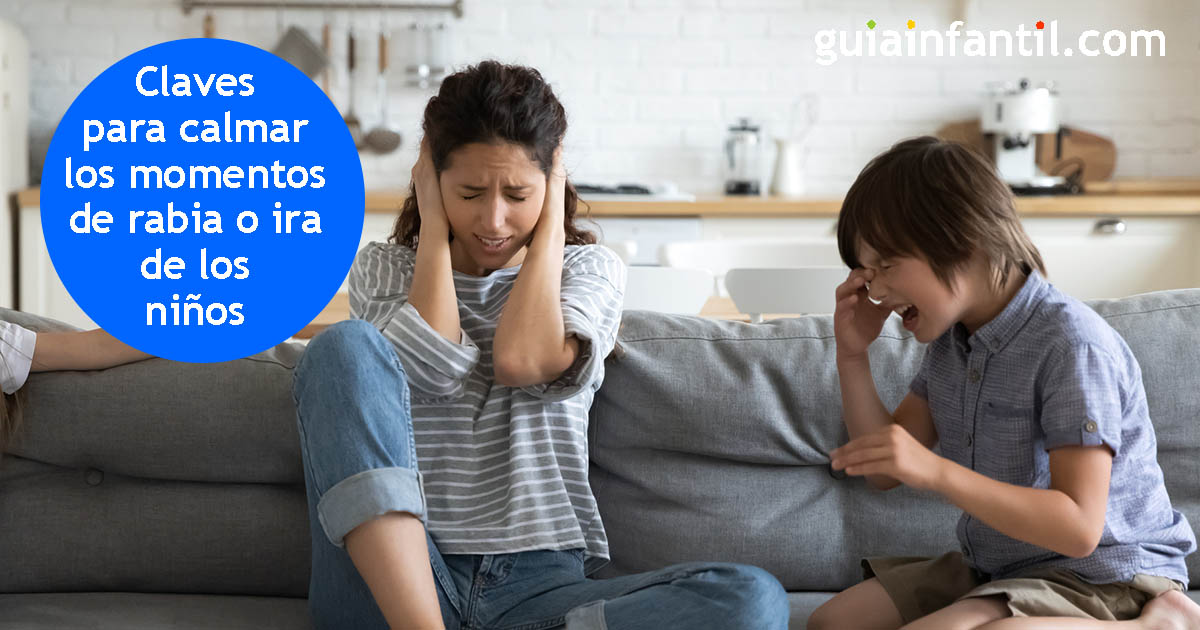 como tranquilizar a un niño con rabia