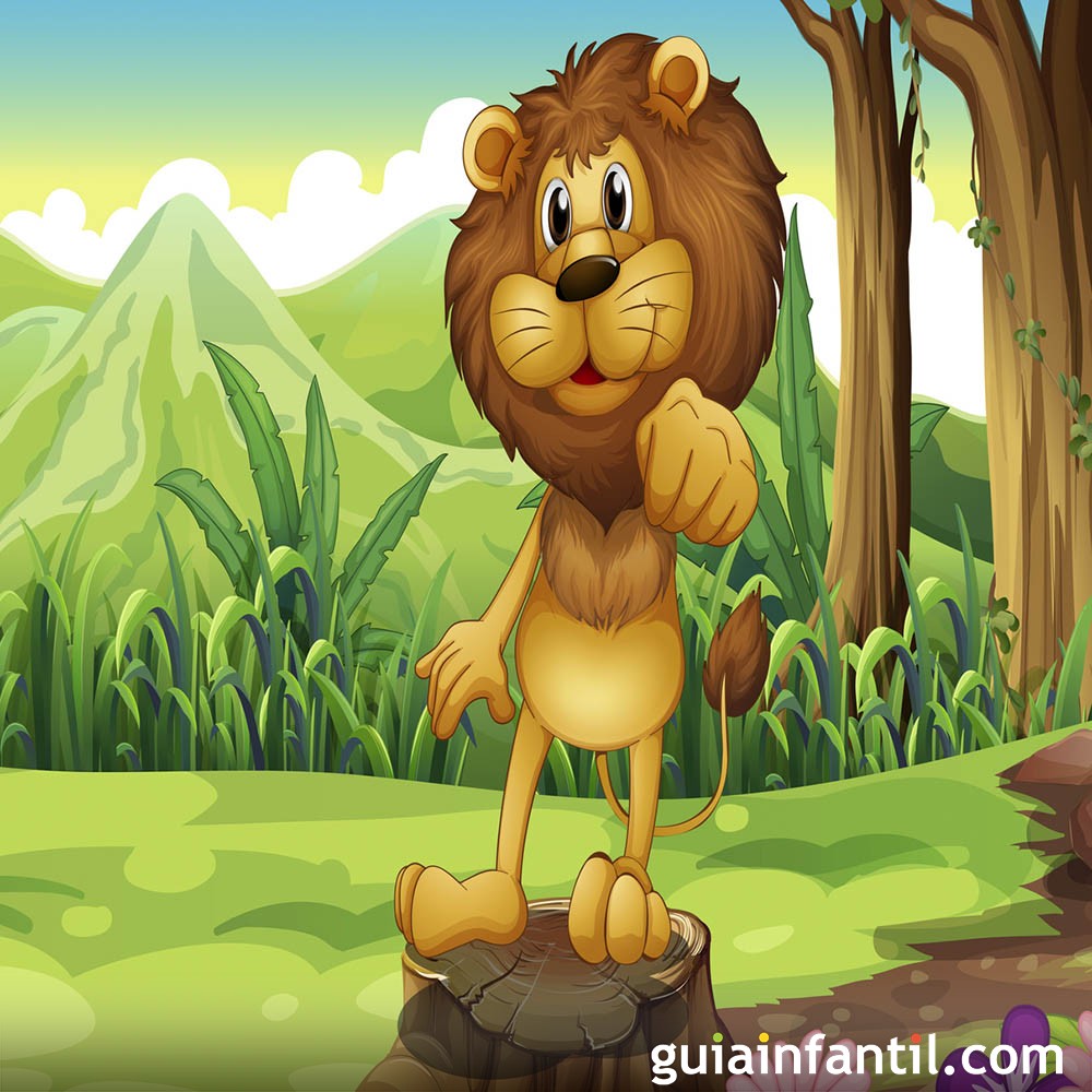 Cuentos de leones para niños - Fábulas y poesías infantiles sobre el león