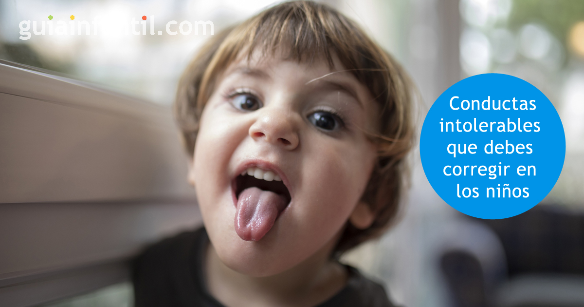 conductas intolerables de los niños