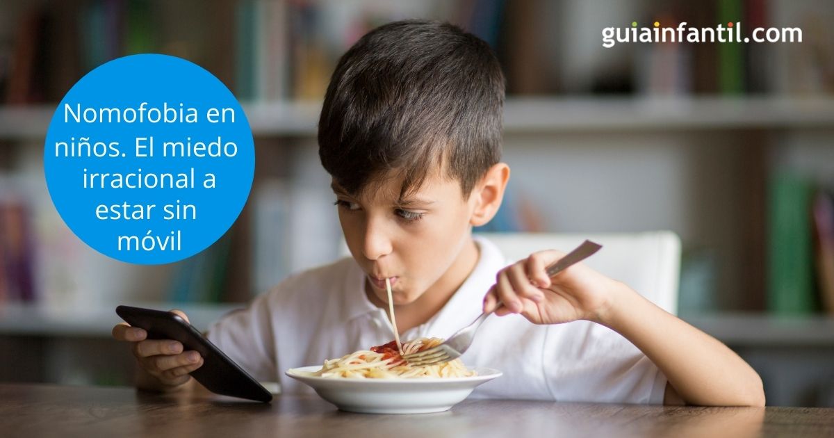 la nomofobia en niños