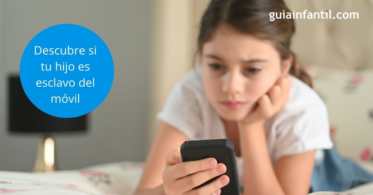 niño esclavo del móvil