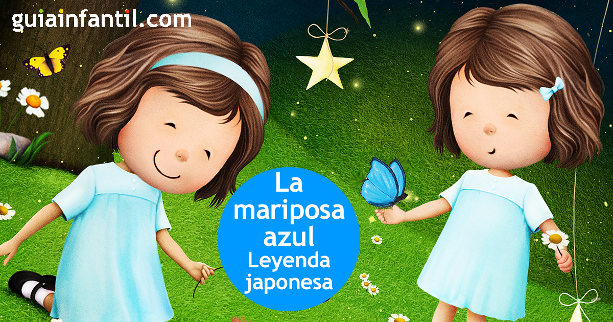 leyenda japonesa - La mariposa azul