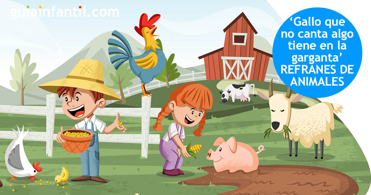 dichos cortos sobre animales para niños