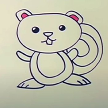 Cómo hacer un dibujo de una ardilla paso a paso