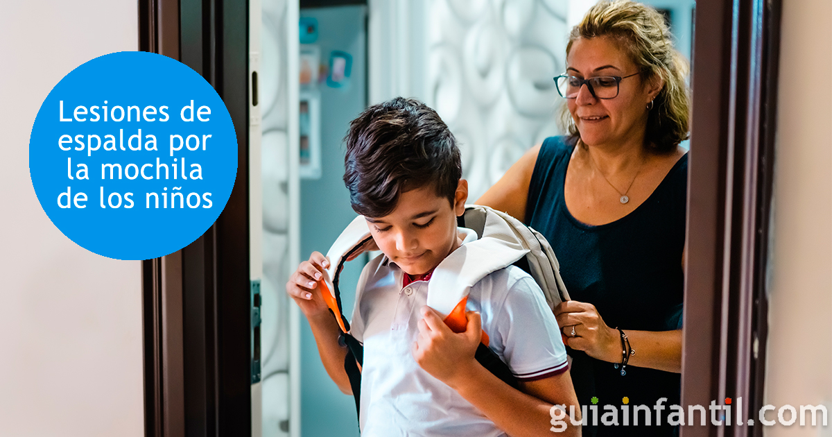 La mochila en la vuelta al colegio de los niños