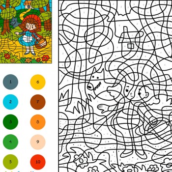 9 cuentos cortos con dibujos e ilustraciones para colorear con niños